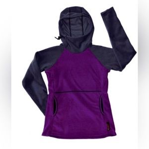 Melanzana size small microgrid pullover